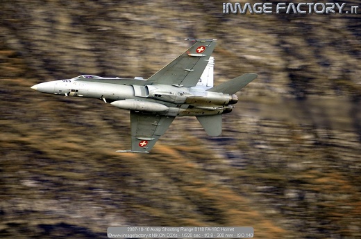 2007-10-10 Axalp Shooting Range 0118 FA-18C Hornet